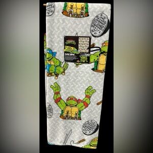 TMNT Teenage Mutant Nina Turtles Plush Throw Blanket 50x70 Nickelodeon NEW NWT
